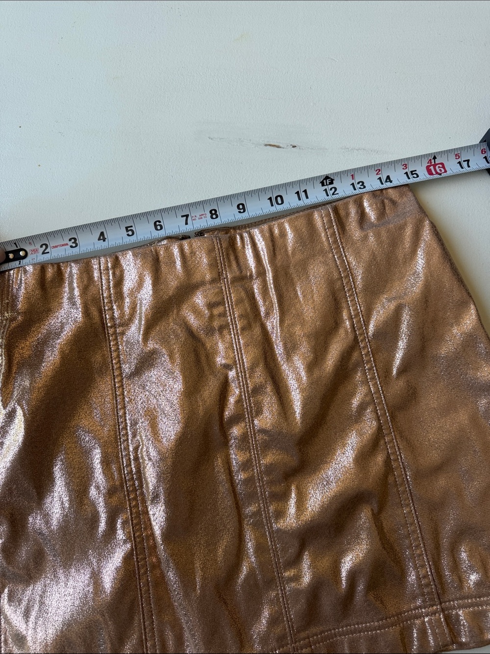 Wild Fable metallic rose gold skirt - Picture 8 of 9